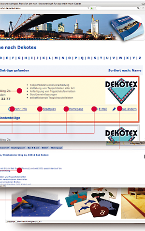 die branchenkompass web visitenkarte
