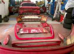 Unfallinstandsetzung einer Karosserie in Frankfurt