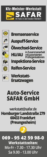 Kfz-Meister-Werkstatt Safar, Frankfurt, Bremsenservice, HU/AU, Inspektions-Service, reifen-Service