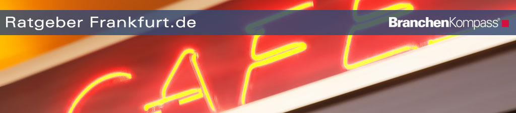 Beschriftung aussen an einem Cafe