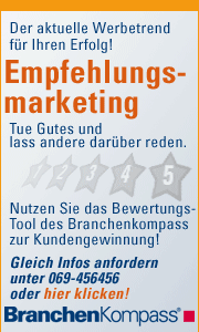 Empfehlungsmarketing mit dem Branchenkompass Frankfurt bringt Erfolg