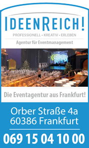 Ideenreich, professionell, kreativ, erleben, Agentur für Eventmanagement, die Eventagentur aus Frankfurt
