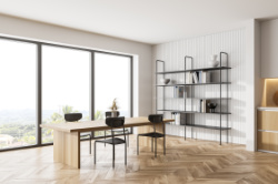 geöltes Parkett in Wohnküche