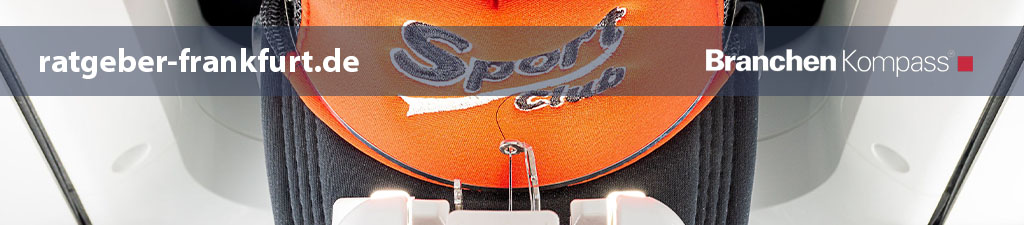 Textilien als Werbemittel, Stickerei auf T-Shirt